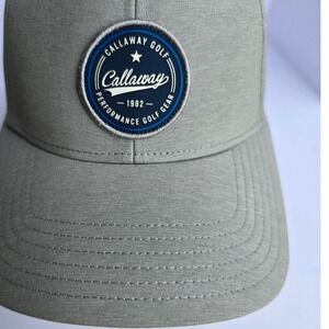 Callaway Golf Performance Golf Gear‎ Gray Hat Cap Adjustable 1982